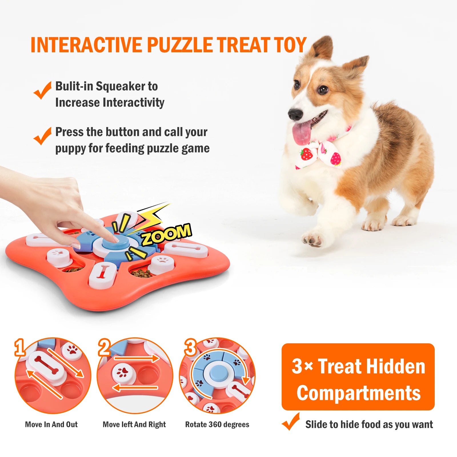 Interactive Dog Puzzle Toys for IQ Training & Mental Stimulation